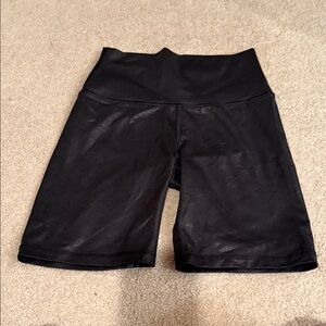 Aerie faux leather Women's Bike Shorts